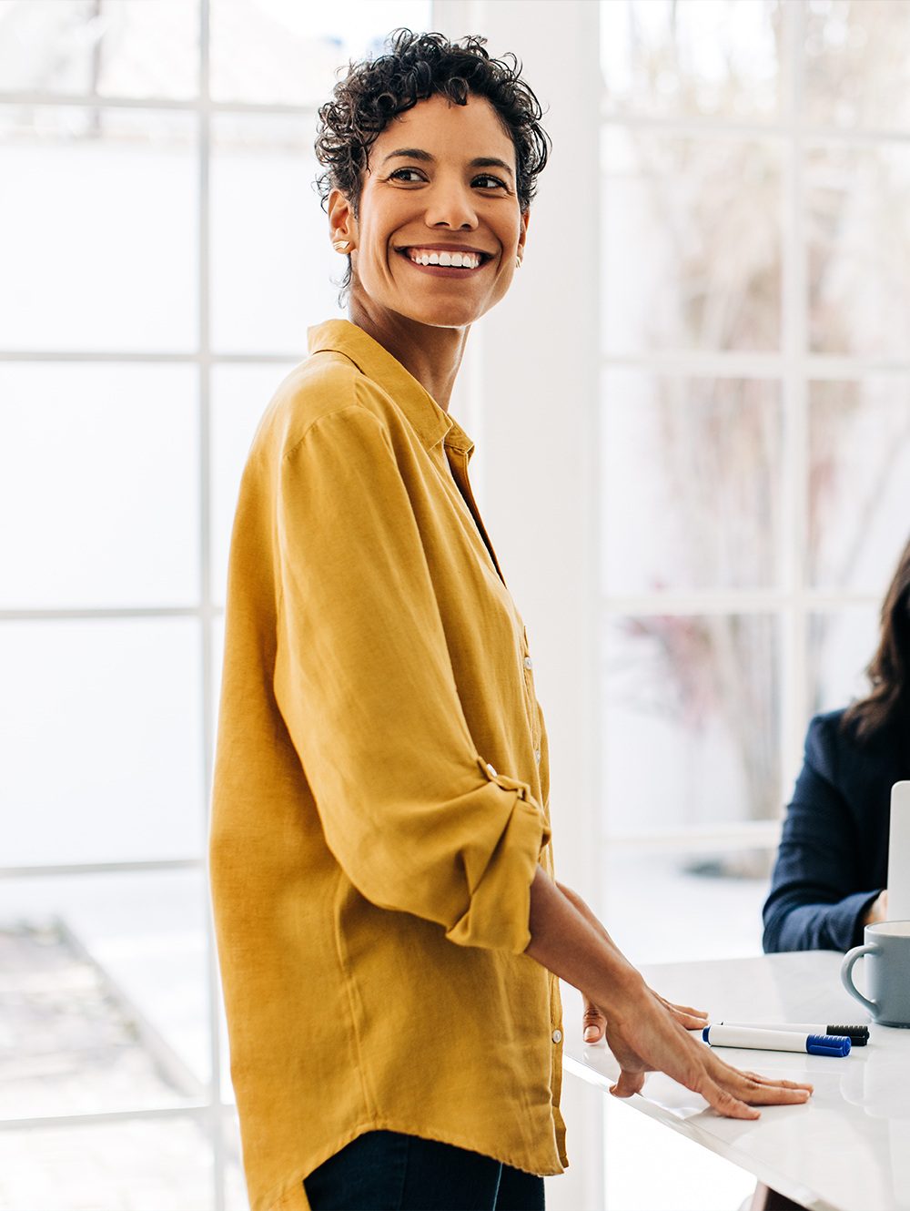 person smiling 